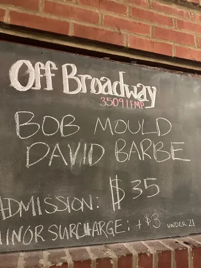Bob Mould and David Barbe, Saint Louis, October 2025